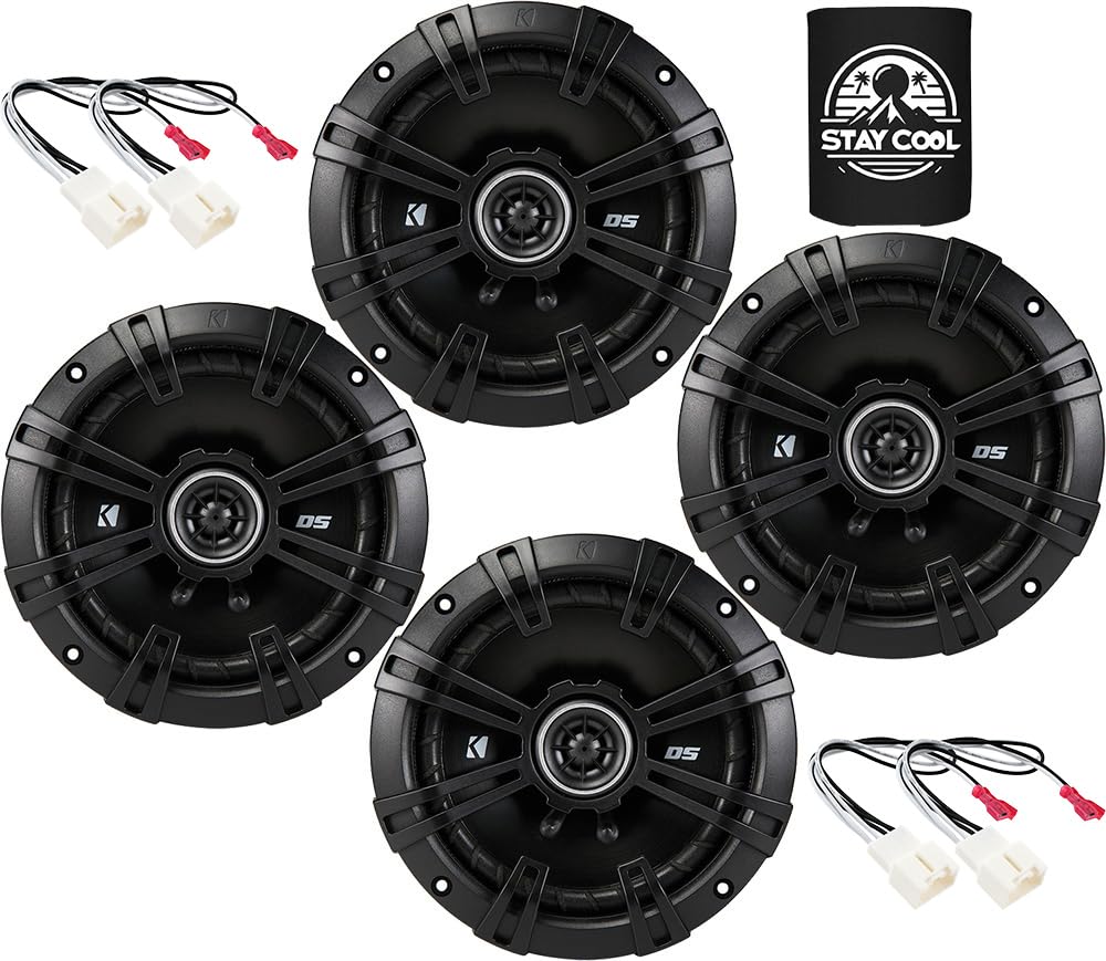 Amazon.com: KICKER Front and Rear Door 6.5 Speakers Kit for Ford